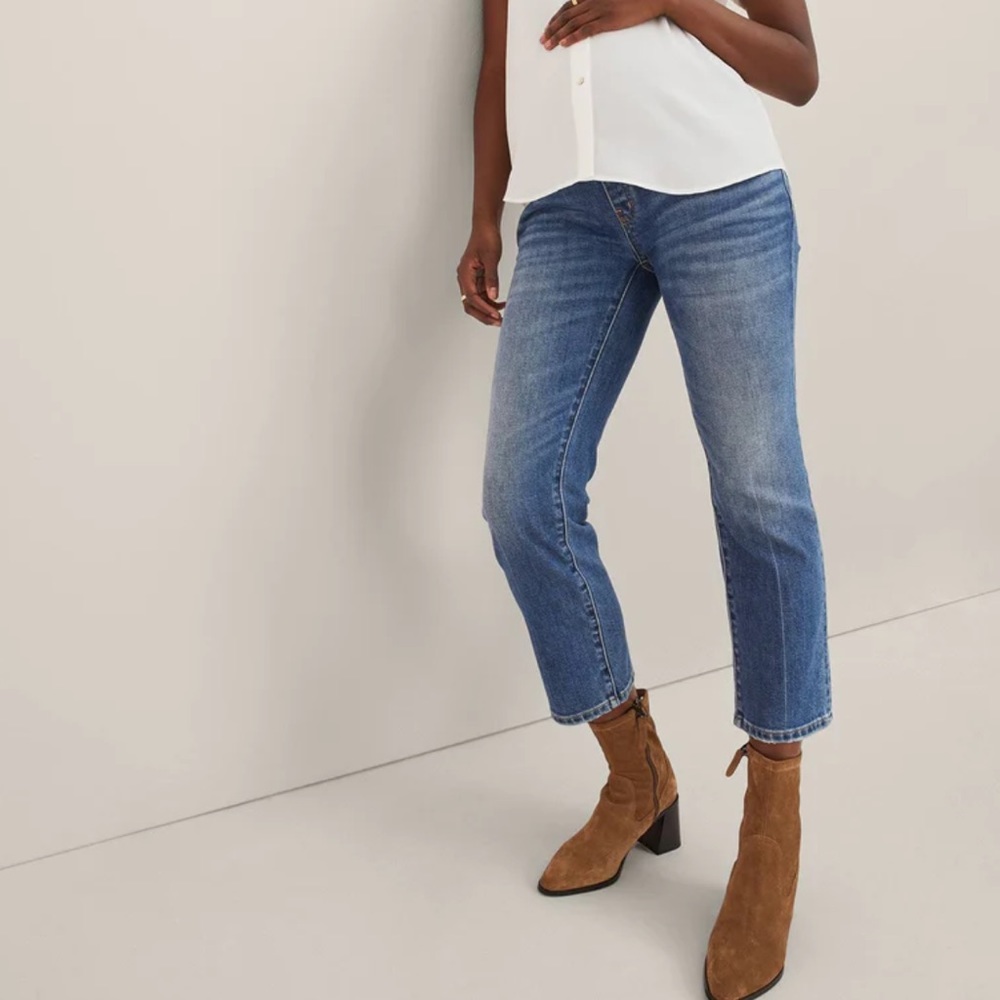 The Over The Bump Straight Maternity Jean